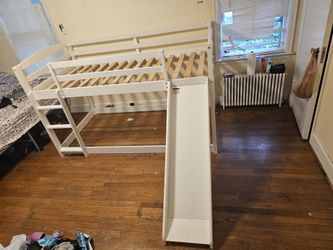 Twin Bunk Bed With Slide