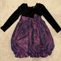 Purple/black Special Occasion Dress For Girls (sz 8)