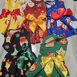 Dog Christmas Dresses 