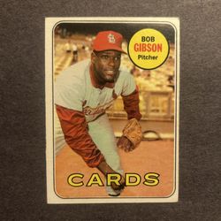 Vintage 1969 Topps #200 Bob Gibson. Negotiable 
