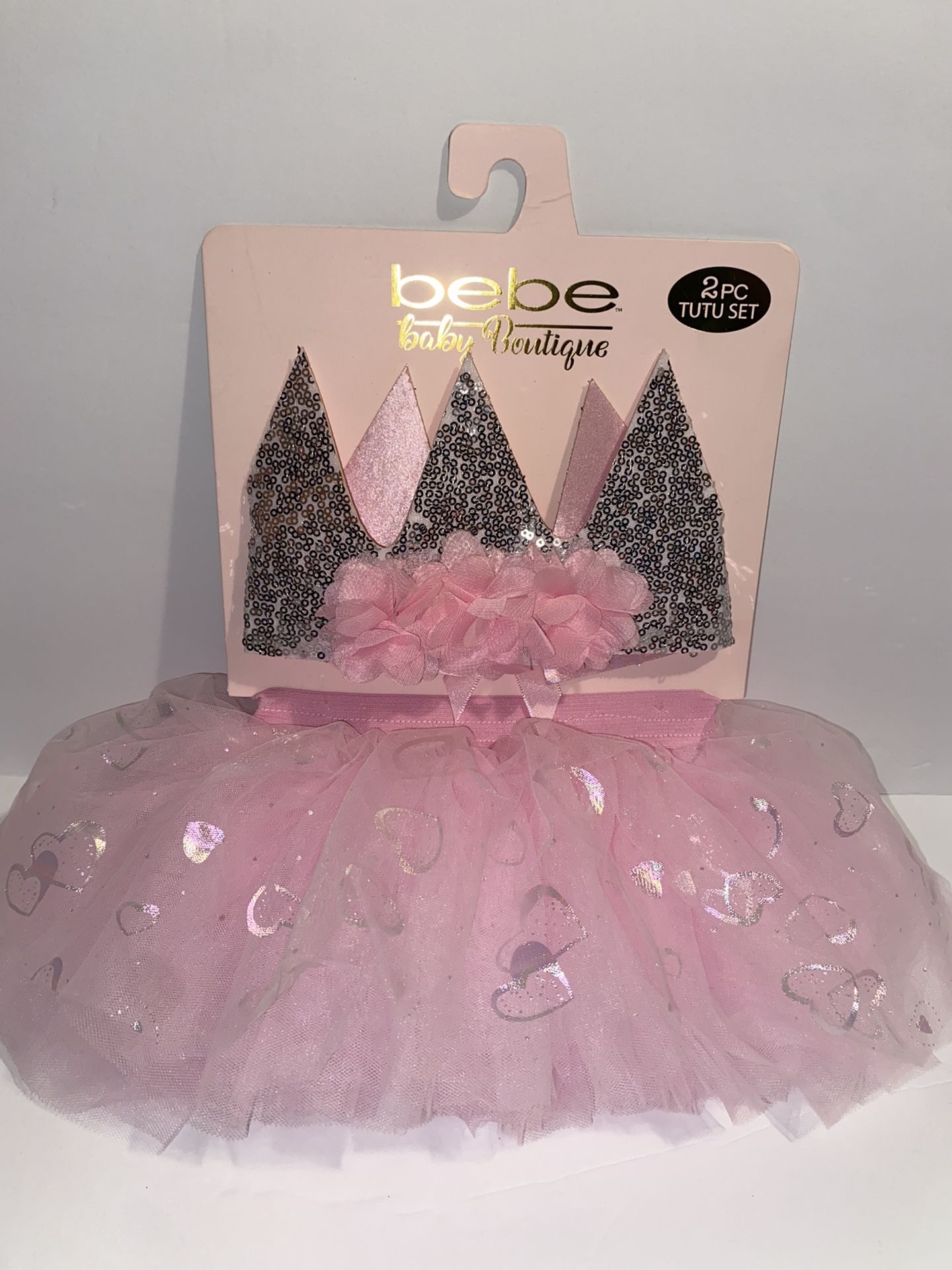 Heart Tutu With Headband For Baby