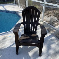Brown Adirondack Chair
