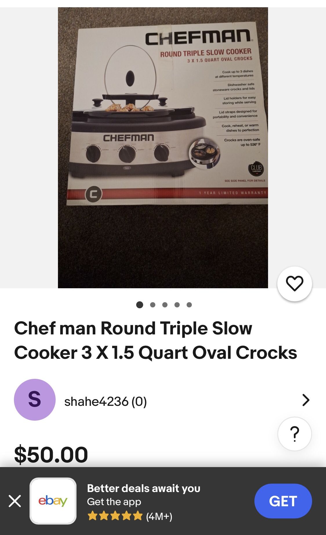 Crock Pot….$20