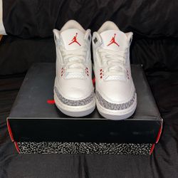 Air Jordan Retro 3 White Cement Reimagined 4.5 Youth