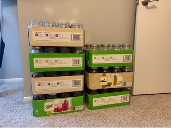 Quart pickling jars