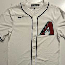 D-backs Ketel Marte White Nike Jersey (Men’s Small)