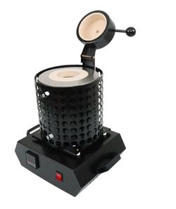 1400W 2012℉ Electric Gold Melting Furnace Forge kit 110V Mesh Crucible 2012℉