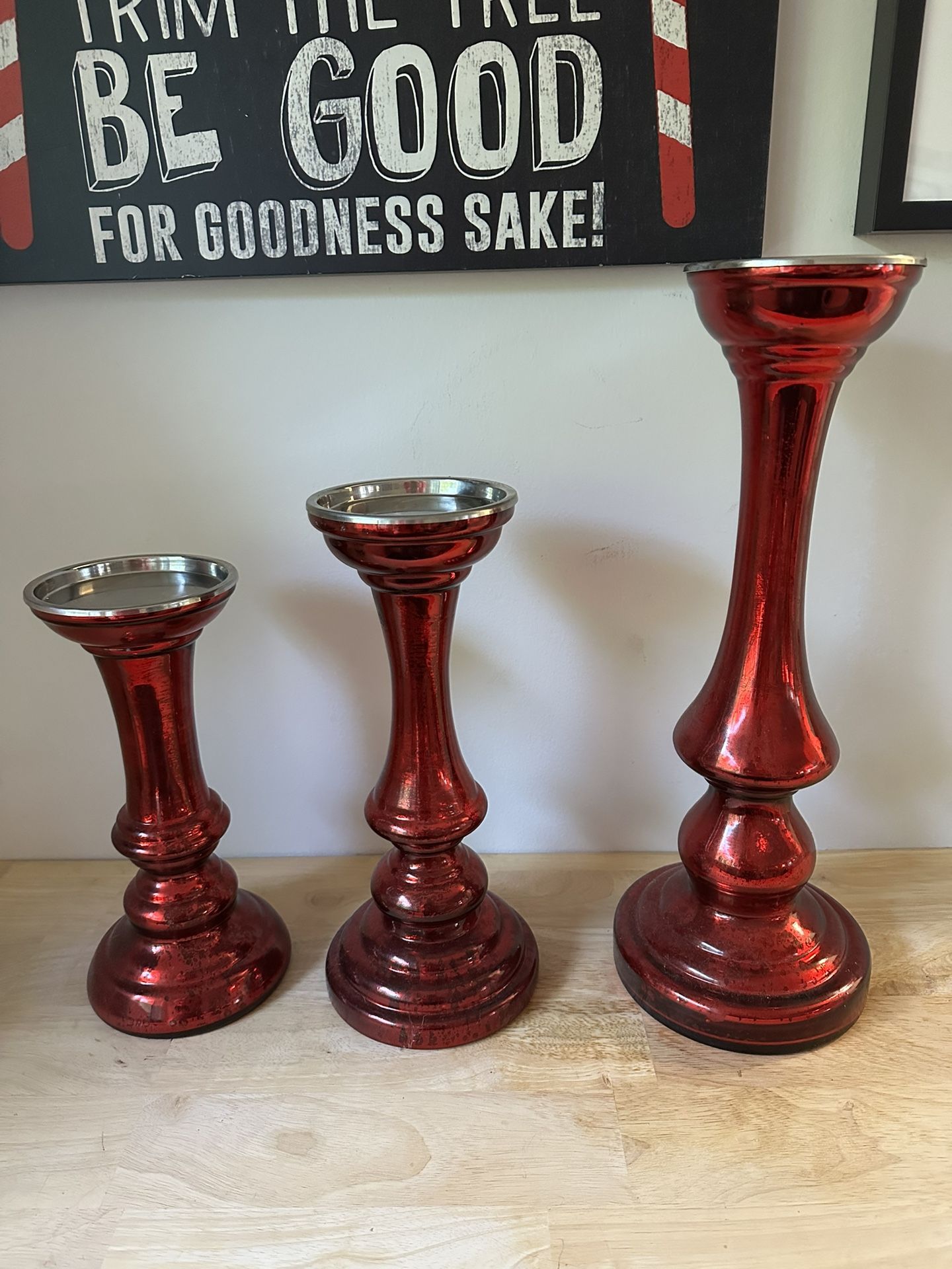 Christmas Candle Holders