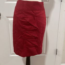 The Limited red pencil skirt Sz: 0