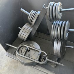 Weight Plates  / Rack / Bar