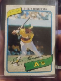Rickey Henderson RC 