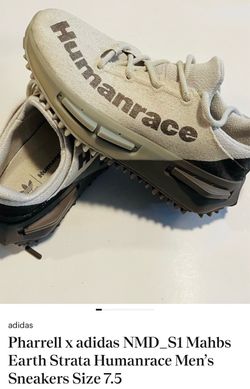 Pharrell x Adidas NMD_S1 Humanrace Sneakers Size 7.5