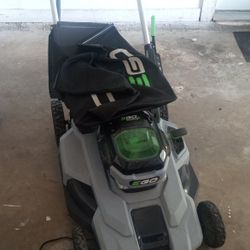 EGO Power Lawn Mower, Battery, Charger and Bag 