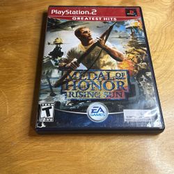 PlayStation 2 / PS2 - Medal Of Honor Rising Sun