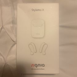 Signia Styletto Xperience 5X Hearing Aids with FREE On-The-Go Charger Included! (Pair)
