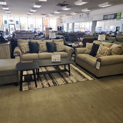 Zarina Sofa and Loveseat Set