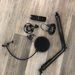 Usb Microphone With Pop Filter And Arm 
