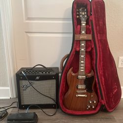 Gibson SG Special and Fender Mustang Amp