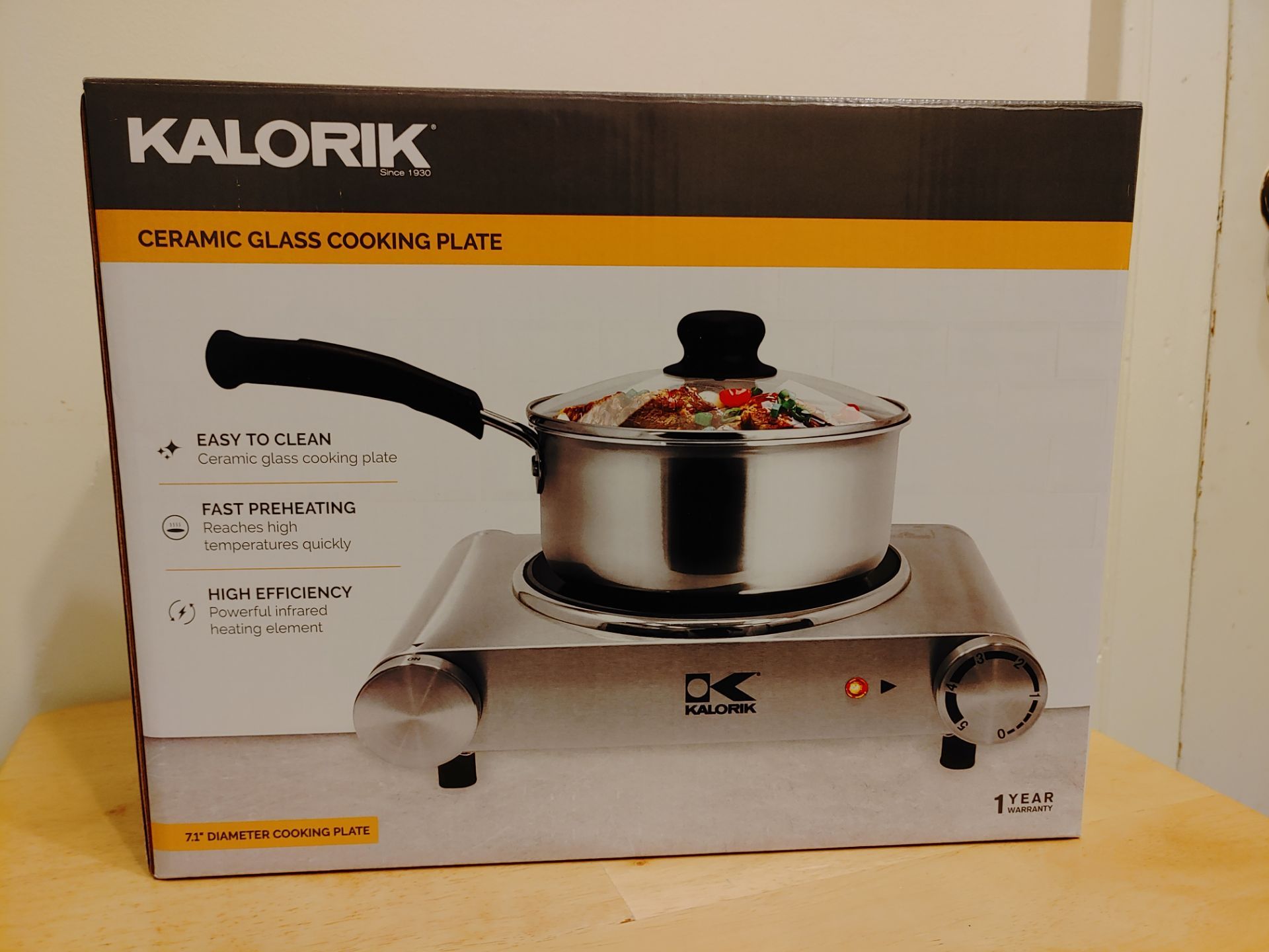 Kalorik Ceramic glass Cooking Plate