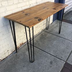 Small Desk Made From Antique Wood