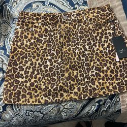 Cheetah skirt