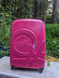 Large United Colors of Benetton branded suitcase