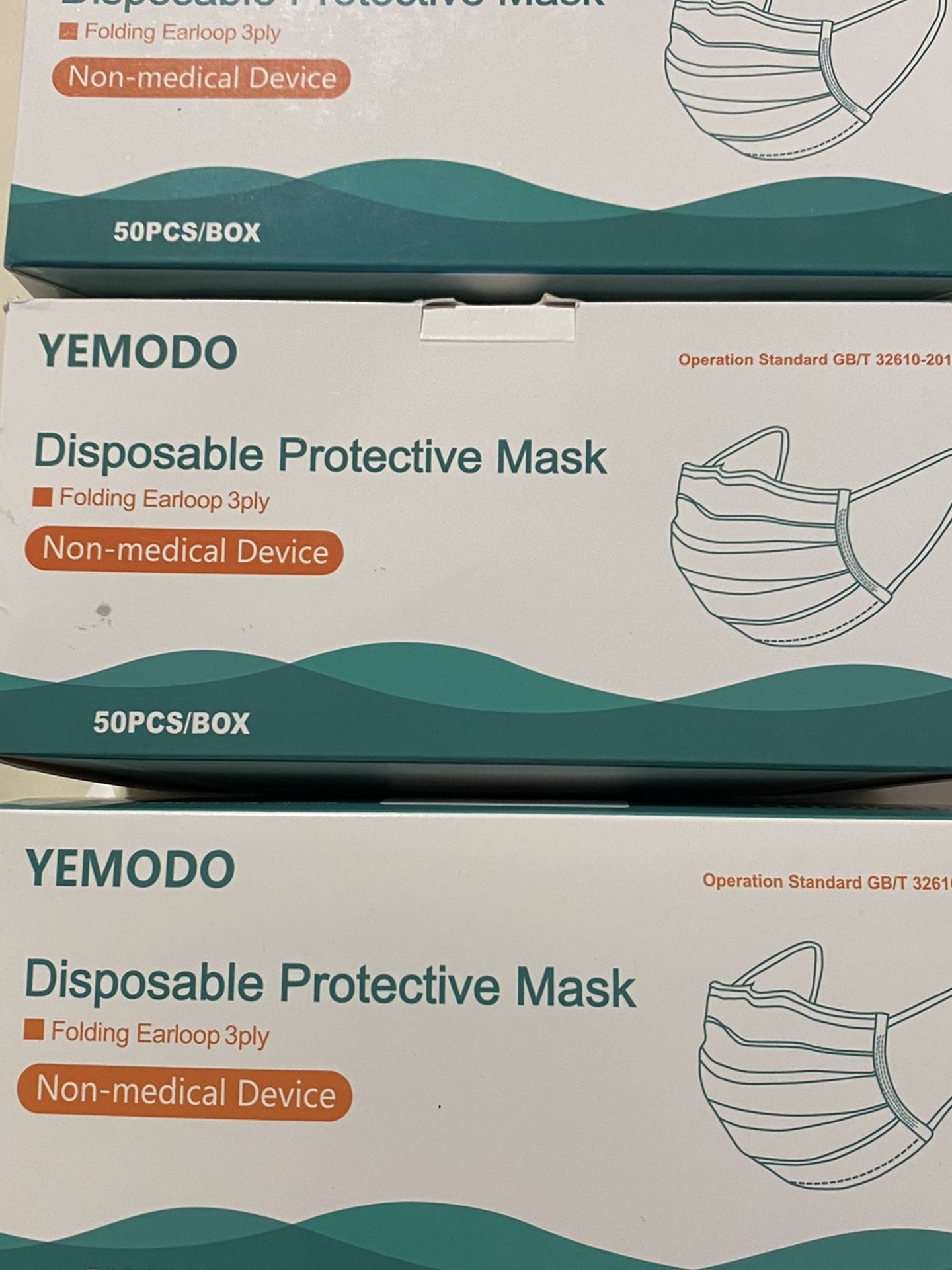 3 boxes of mask