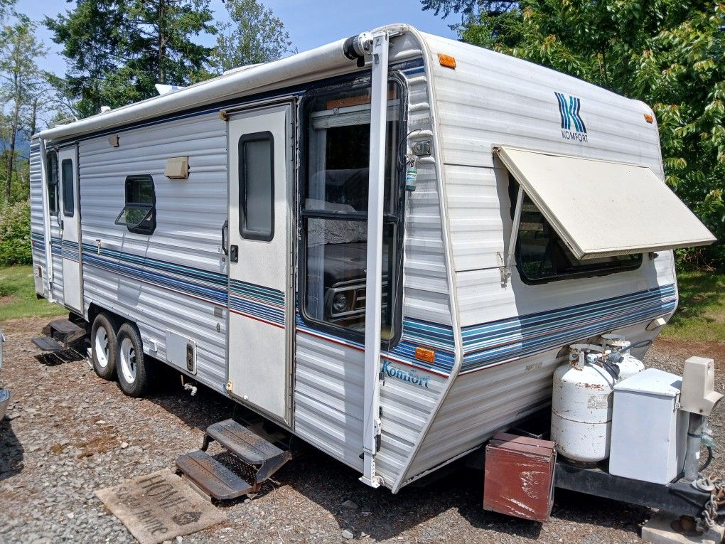 1997 Komfort Travel Trailer With A Slide Out