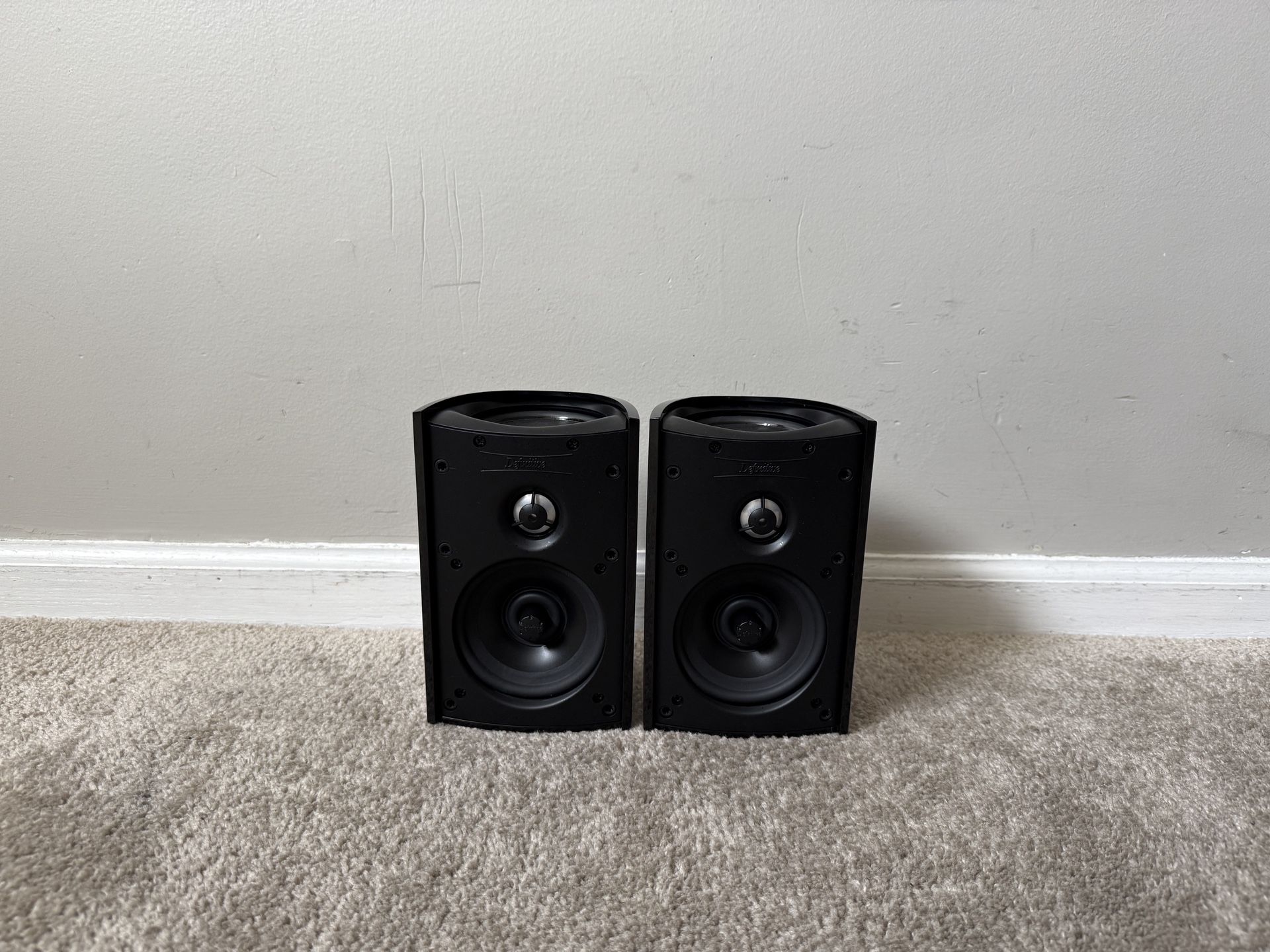 Definitive Technology ProMonitor 800 2 Way Home Bookshelf Speakers