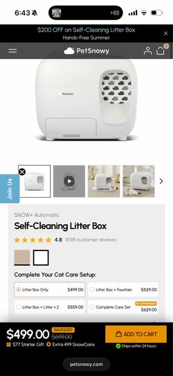 pet snowy litter box model ps-001