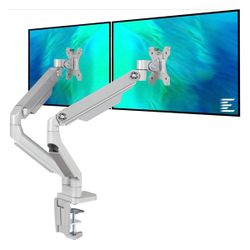 🖥️ NEW (Open-Box) Adjustable Dual Monitor Stand – Desk Mount – Ergonomic & Adjustable