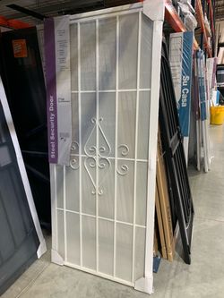 Steel security door