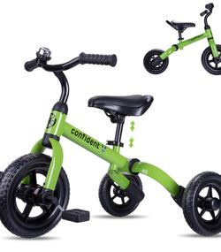 Toddler 3 In 1 Tricycle (GREEN)