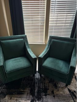 Green Velvet Chair