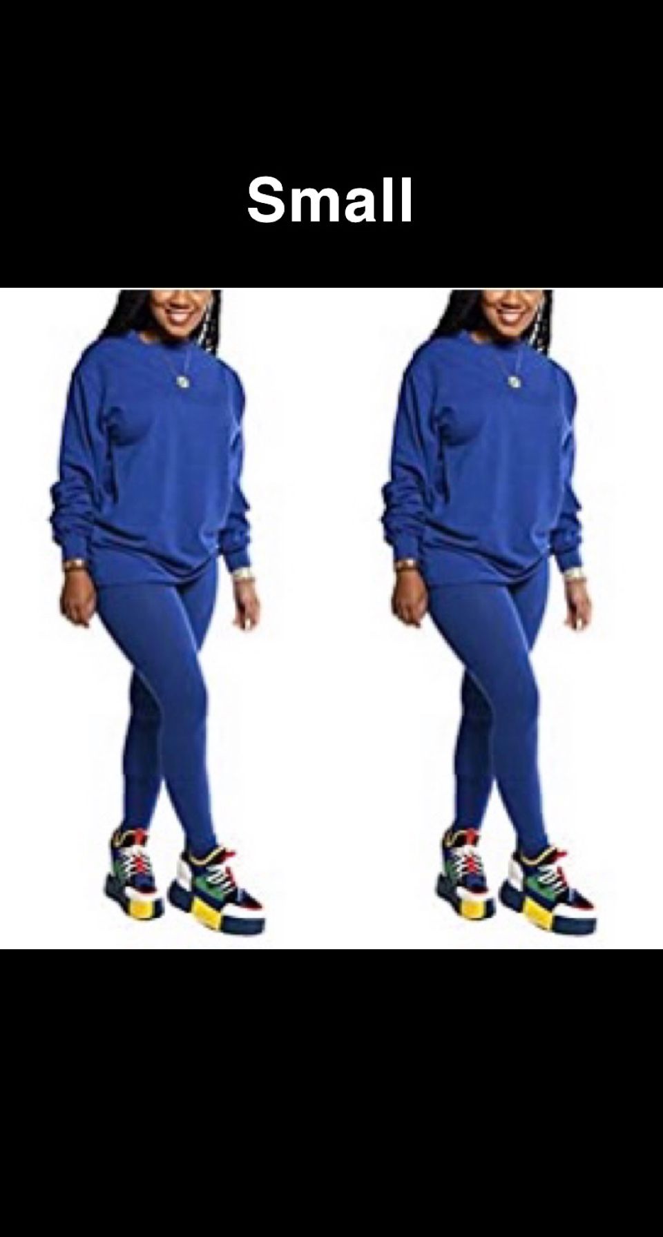 Womens 2 Piece Sports Outfit Tracksuit