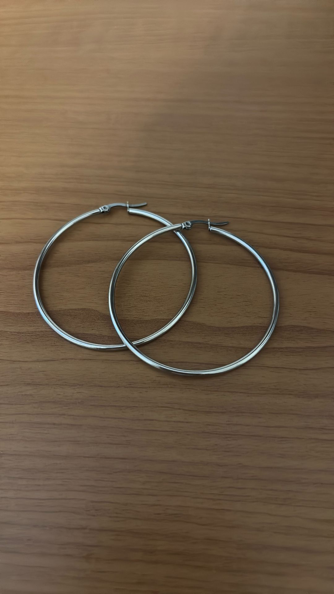 Silver Hoop Earrings