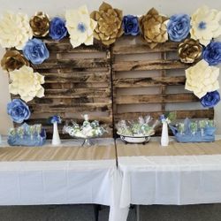 Paper Flowers For Backdrop