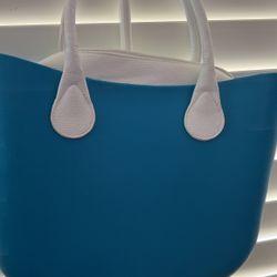UNBRANDED WOMENS HANDBAG MARINE BLUE 17 X 11 X 3-1/2