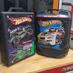 Hot Wheel 100 Car Case and Grave Digger Monster Jam 15 truck case++++