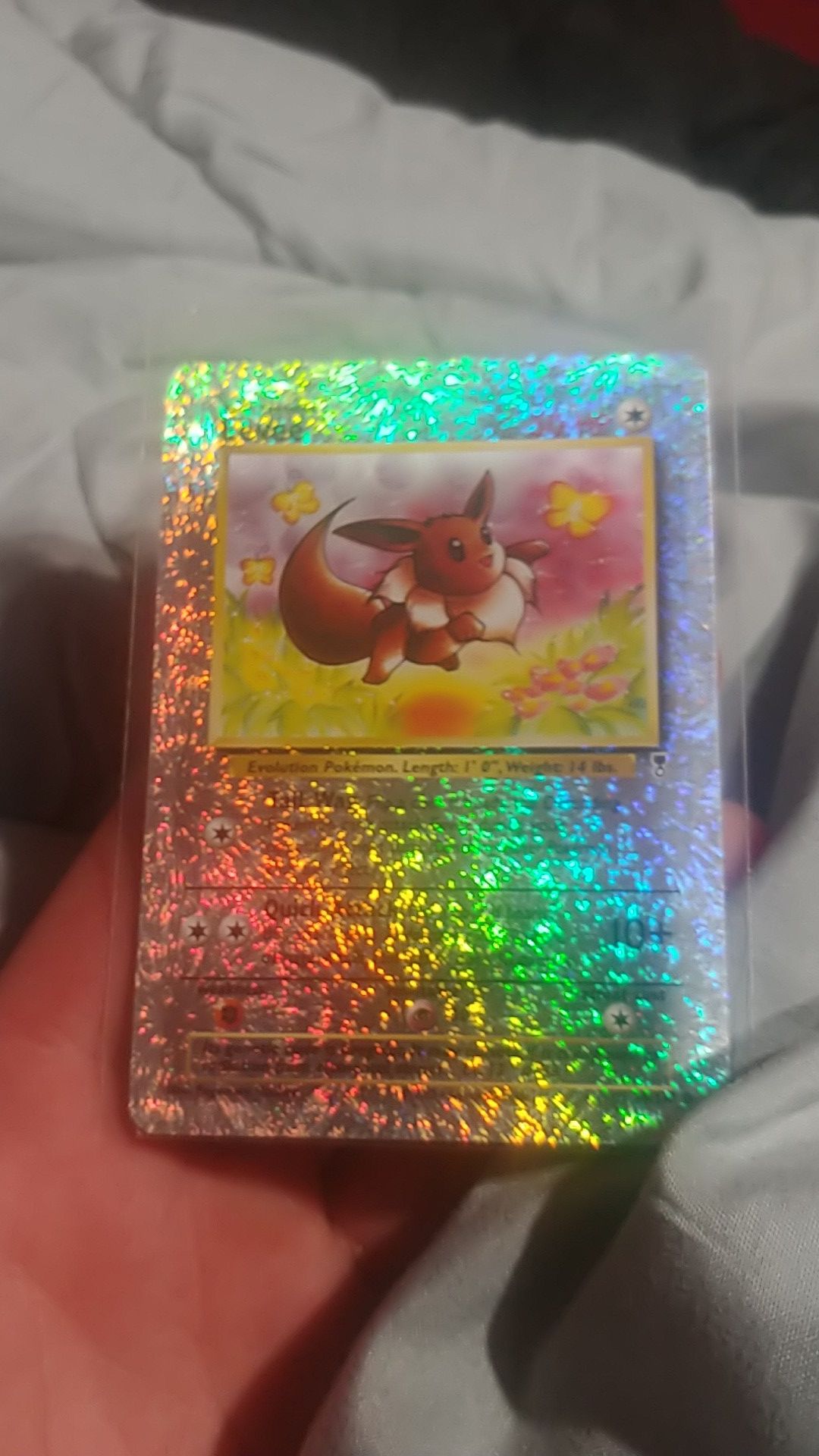 Eevee full holo pokemon 74/110