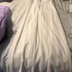 Wedding Dress And Veil