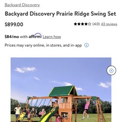 Backyard Playground Set (Brand New)