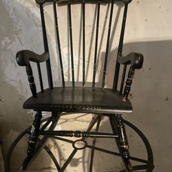 Child’s Wooden Rocking Chair