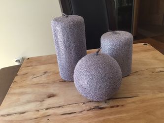 ZODAX METALLIC CANDLE SETS —- HAVE ALL DIFFERENT COLOR SETS CHECK OUT PICS