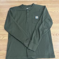 Carhartt Long Sleeve Work Shirt Size Medium