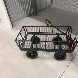 Bilt Hard steel wagon cart like new msrp $150 . Item is in new condition