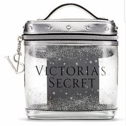 New Victoria Secret Mini Sparkle Train Case 