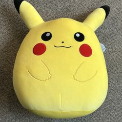 14 inch Squishmallow, Pokeman Pikachu