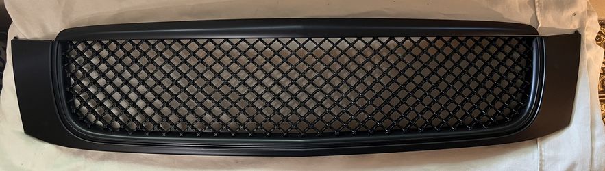 Cadillac Deville 2000-2005 Front Bumper Guard Grille Matte Black