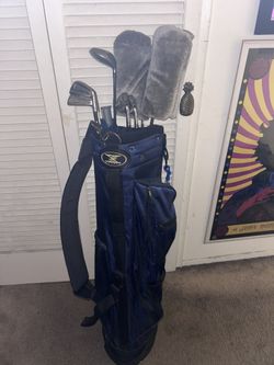 Golf Clubs And Golf Bag Misc